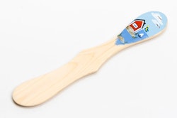 Butter knife made of juniper wood, Hand painted - Archipelago