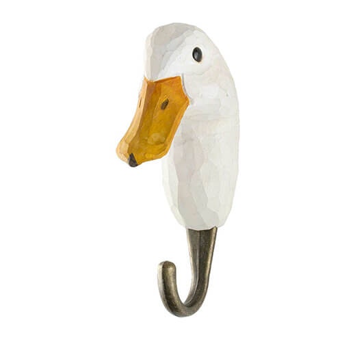 Hand-carved Hook Duck