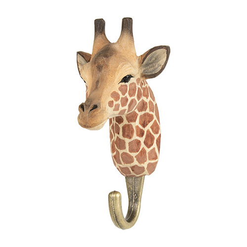 Hand Carved Hook Giraffe