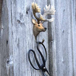 Hand-carved Hook Red Deer