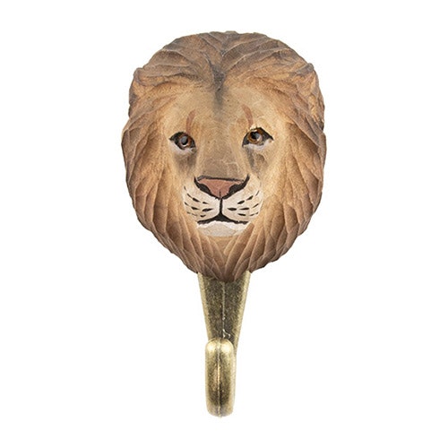 Hand-carved Hook Lion