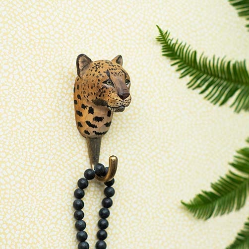 Hand-carved Hook Leopard