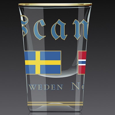 Shot glass: Scandinavia