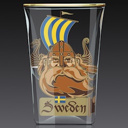Shotglas:  Viking & Svärd