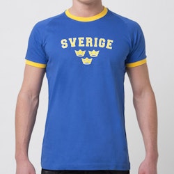 T-SHIRT Schweden blau / gelbe Kronen (Kinder / Erwachsene)