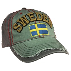 Cap, Sweden, blue / green