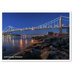Postcard: Gothenburg, Älvsborgsbron, 148 x 105 mm