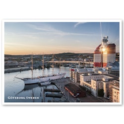 Postkarte: Göteborg, Lilla Bommen, 148 x 105 mm