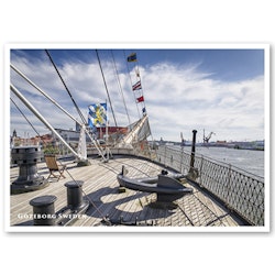 Postcard: Gothenburg, ship view, 148 x 105 mm