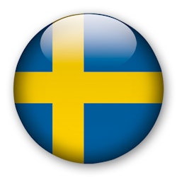 Magnet Sverige flagga 3,5 cm