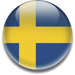 Magnet Sweden flag 5 cm