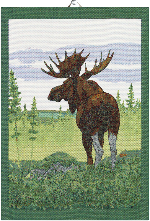 Moose handduk 35X50, 100% Ekologisk Bomull