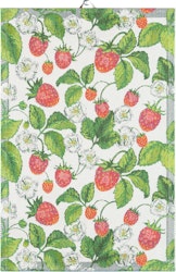 Strawberry towel 40x60, 100% Organic Cotton