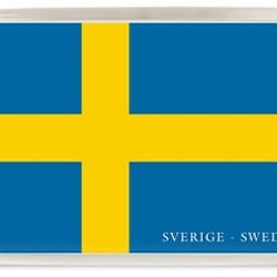 Magnet Sverigeflaggan, acrylplast
