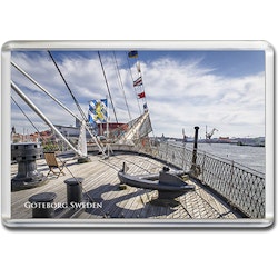 Magnet Gothenburg / ship view, acrylic plastic