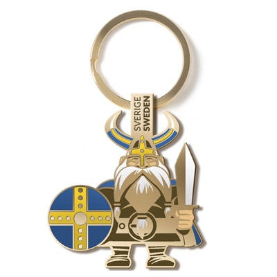 Metal keychain: Viking