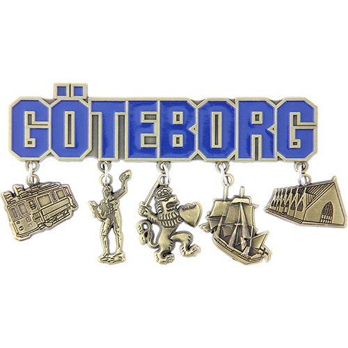 Magnet Gothenburg with 5 pendants