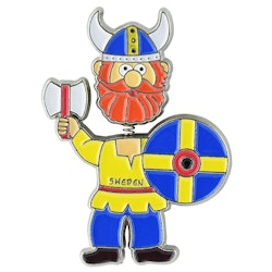 Magnet with feather, Viking