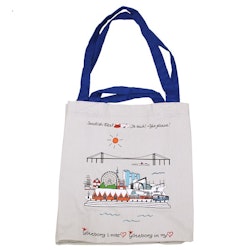 Cloth bag Gothenburg in my heart 34cm