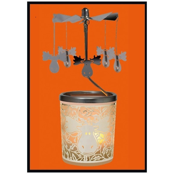 Tealight: Candle lantern Carousel, Moose head