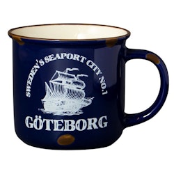 Mug Stoneware Gothenburg Dark blue