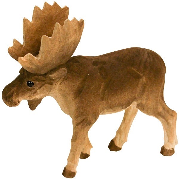 Wooden sculpture Moose