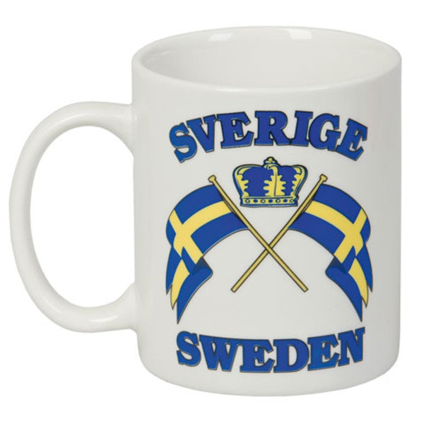 Mug: Sweden, flags