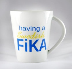 Porcelain mug, Swedish Fika
