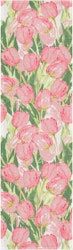 Tulip meadow table runner 35X120, 100% Organic Cotton