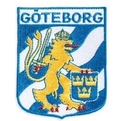Gestickte Marke Göteborg