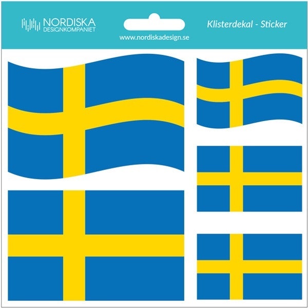 Decal sheet The Swedish flag 16 x 16