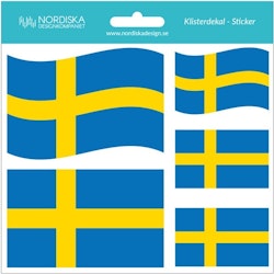 Dekalark Svenska flaggan 16 x 16