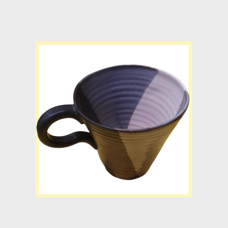 Svensk keramik mugg med handtag