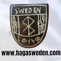 Magnet 'Viking Symbol' Handmade from Bone