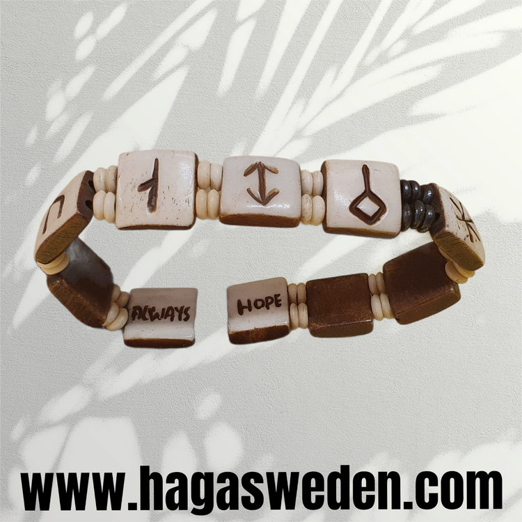 Armband 'Viking Symbol' Handmade from Bone