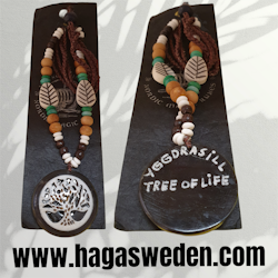 Halsband 'TREE OF LIFE' Handmade from Bone