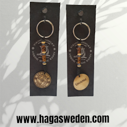 Keychain ,Viking Symbol, Handmade from Bone