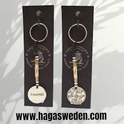 Keychain ,Viking Symbol, Handmade from Bone