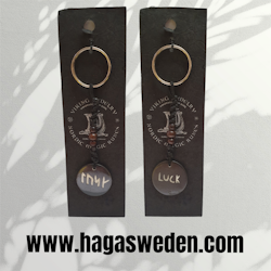 Keychain: 'Viking Symbol' Handmade from Bone