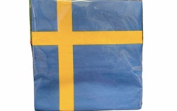 Lunchservett, Swedish Flagg
