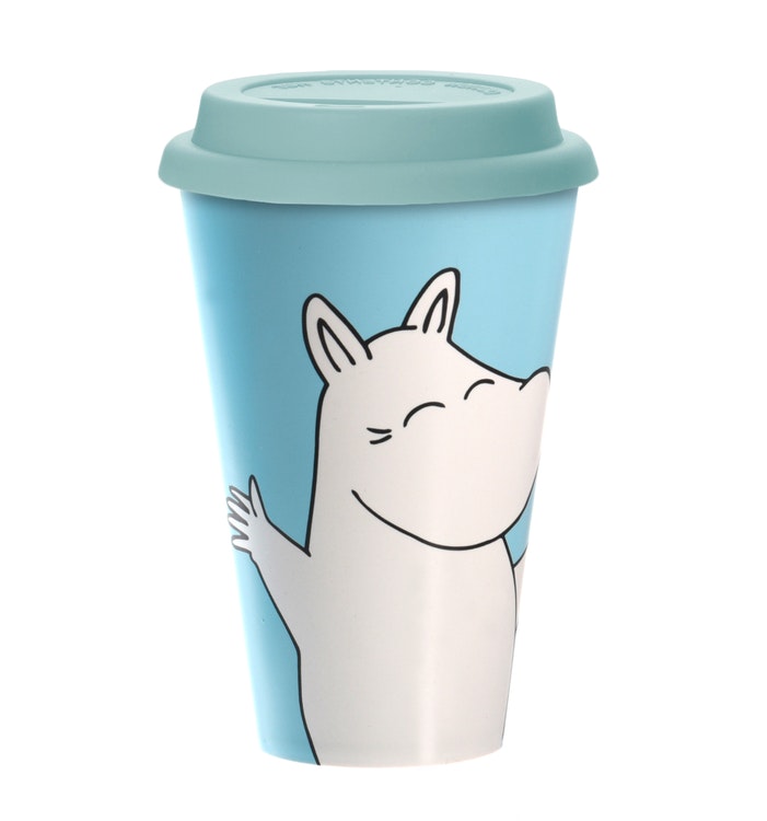 Becher zum Mitnehmen: Moomintroll, biologisch abbaubar