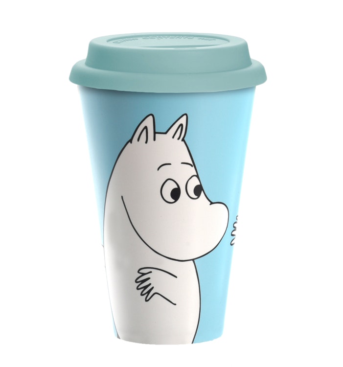 Becher zum Mitnehmen: Moomintroll, biologisch abbaubar