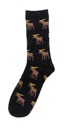 Socks: Moose, black