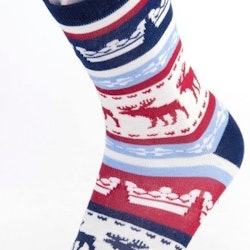 Socks, moose red