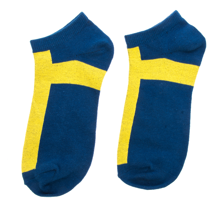 Ankelstrumpor, svensk flagga