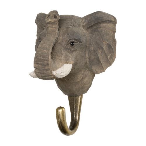 Hand Carved Hook Elephant