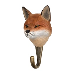 Hand-carved Hook Red Fox