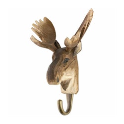 Hand-carved Hook Moose