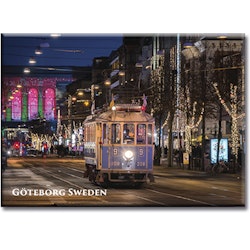Postkarte: Göteborg, Straßenbahn, 148 x 105 mm