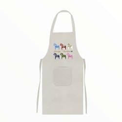 Apron Coloring Dala Horses